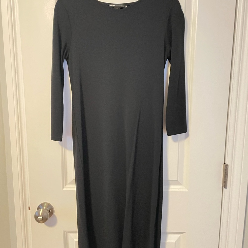 Elegant Black Long Sleeve Dress